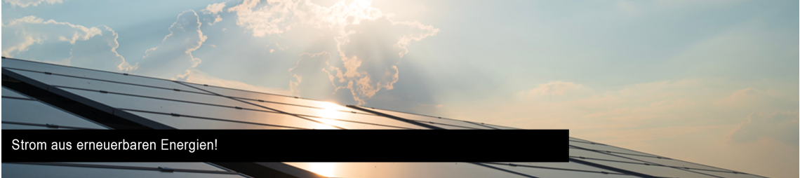Erneuerbare Energien - Photovoltaikanlage